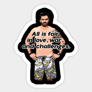 Johnny Bananas Quote - MTV's The Challenge Sticker